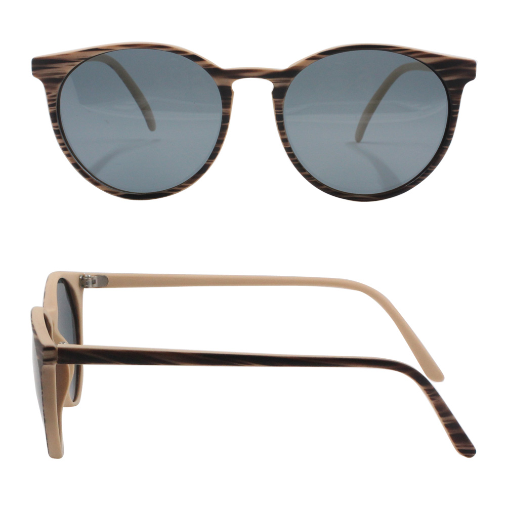 Hot Sale Vintage Fashion UV400 Polarized Mirror Lens Retro Sunglasses for Men