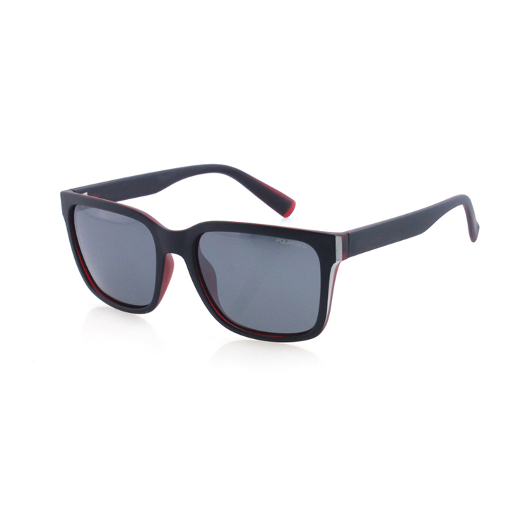 Metal Hinge Custom Polycarbonate Fashion Womens Square City Shades Sunglasses