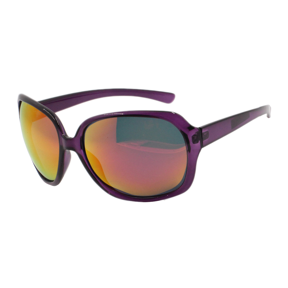 Name Brand Wholesale Special Design Purple Polarized Plastic With Logo Sunglasses