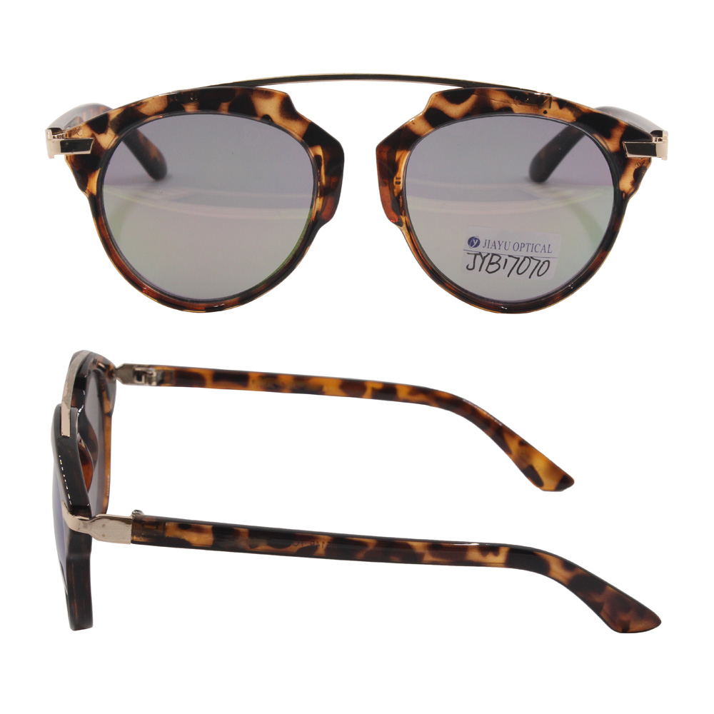 New Arrival Plastic Retro Fashion UV400 Polarized Vintage Round Sunglasses