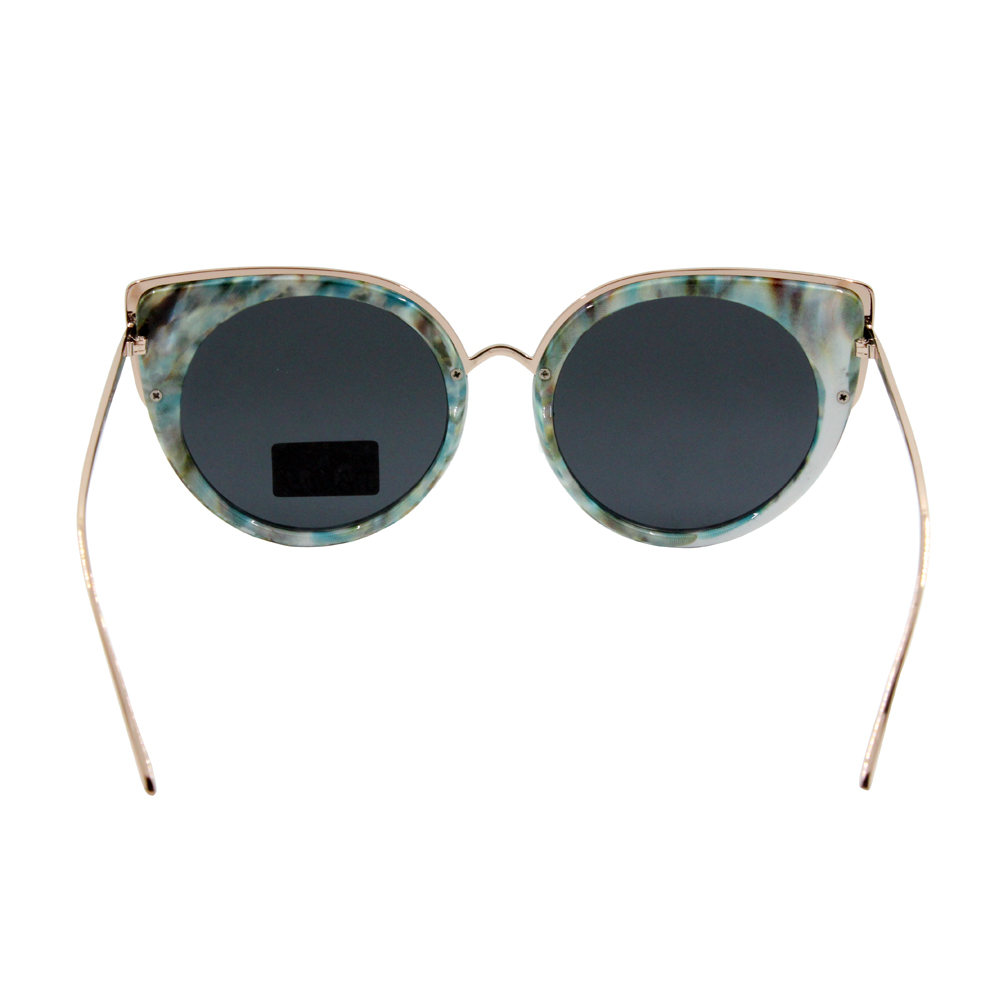 New Design Fashionable Mirror Plastic Retro Cat Eye Sunglasses for Men
