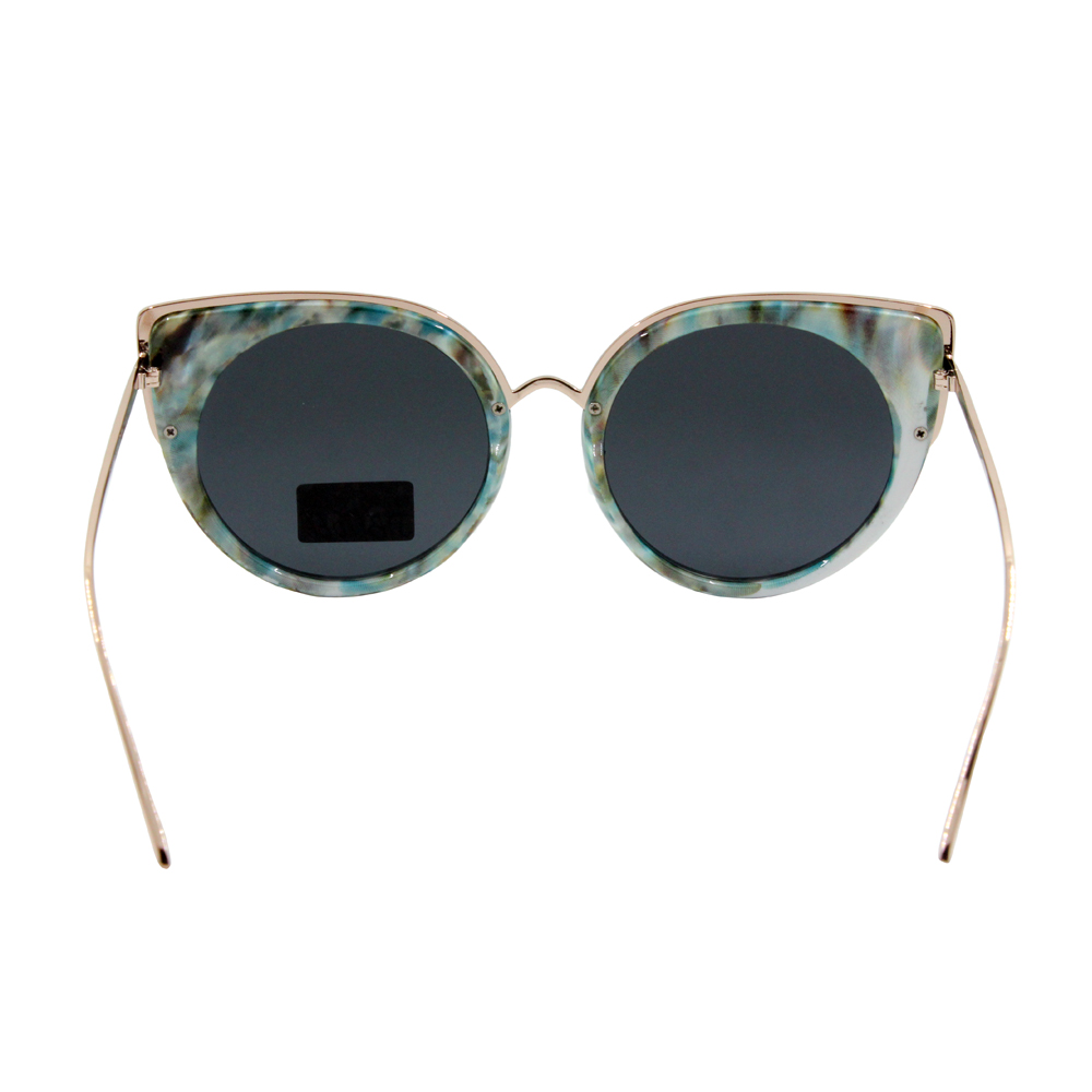 New Design Fashionable Mirror Plastic Retro Cat Eye Sunglasses for Men