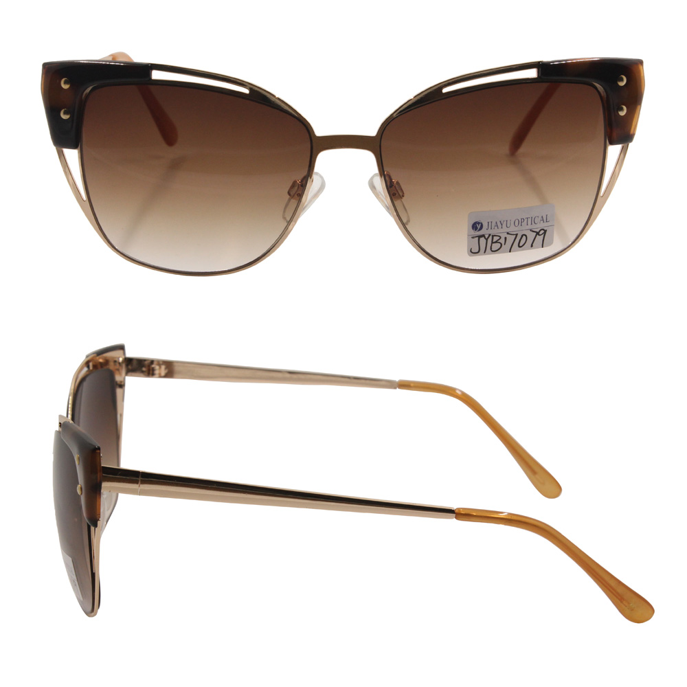 Newest Trending Fashion Special Design Mirror UV400 Cat Eye Sunglasses