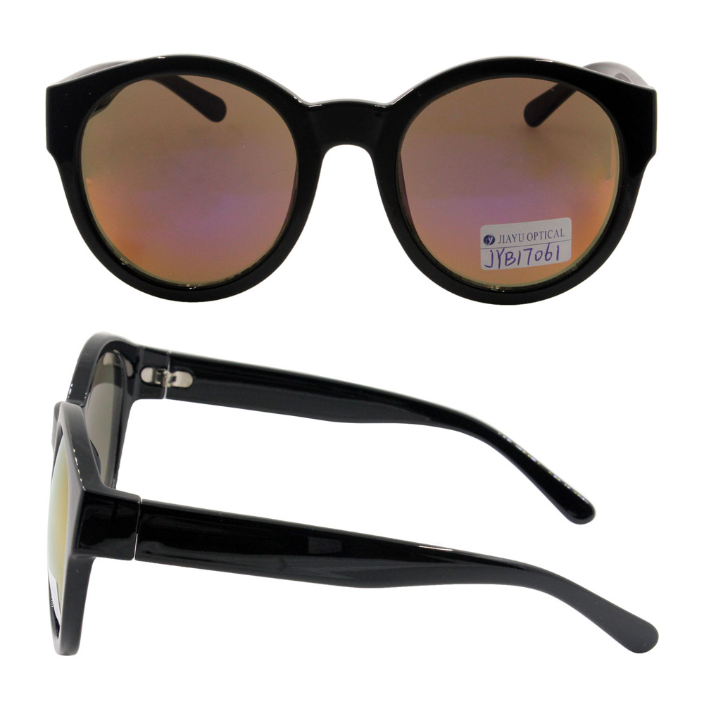 Newest Trending Fashion Sun Shades Custom Polarized Mirror Round Sunglasses