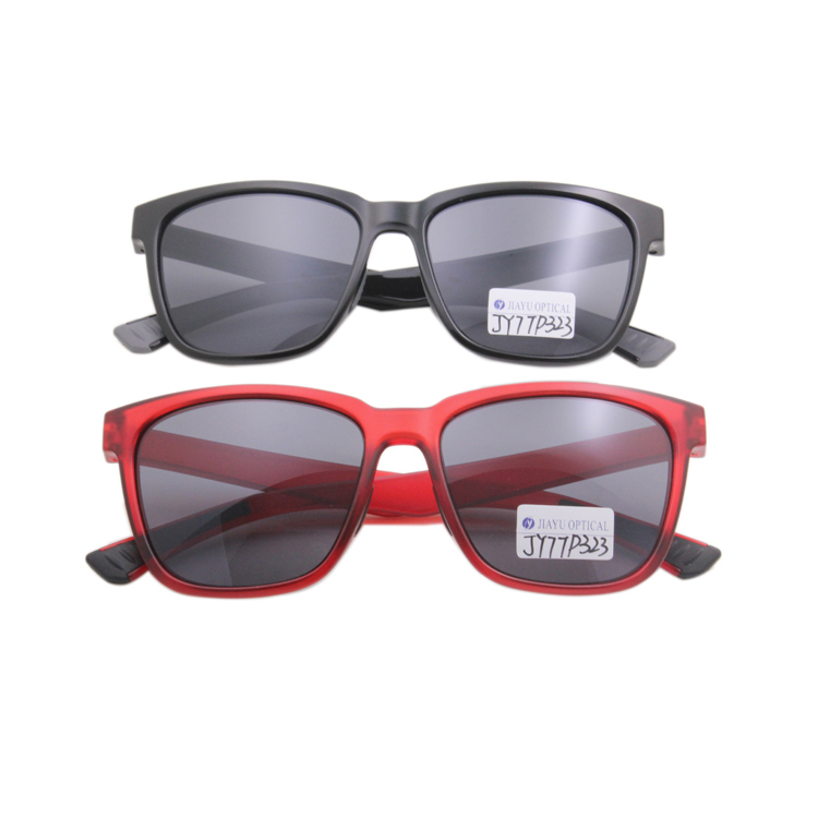 OEM Custom Unisex Vintage Fashion Sunglasses Red Frame Plastic Sunglasses Polarized