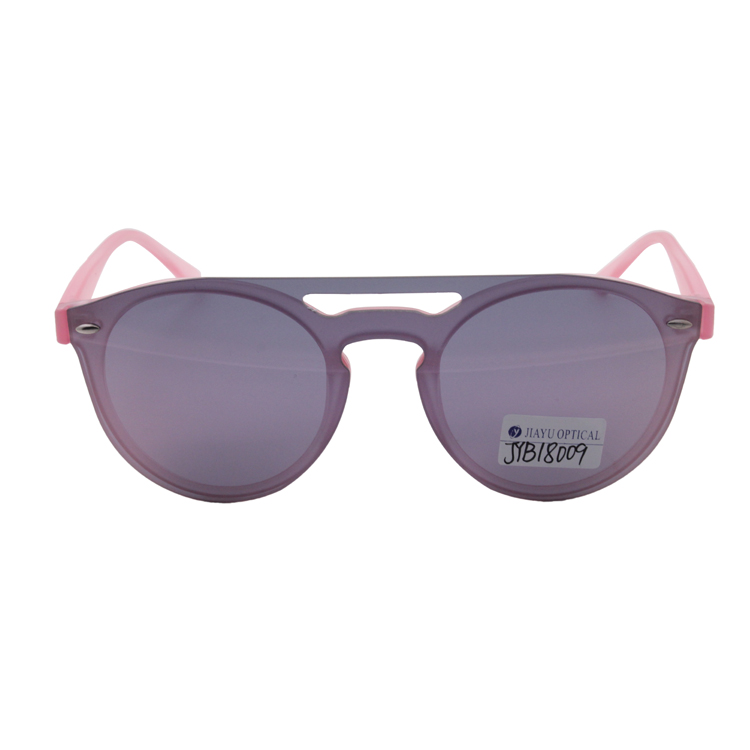 One Piece Lenses Shield Custom Logo Printed City Vision Polarized Blue Mirror New Retro Sunglasses