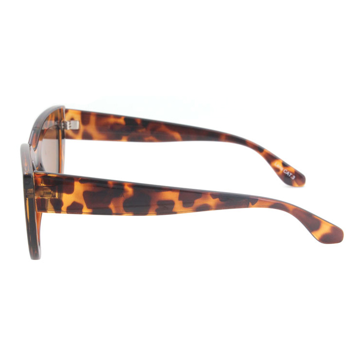 Retro Vintage Brown Demi Fashion Cat Eye Sunglasses