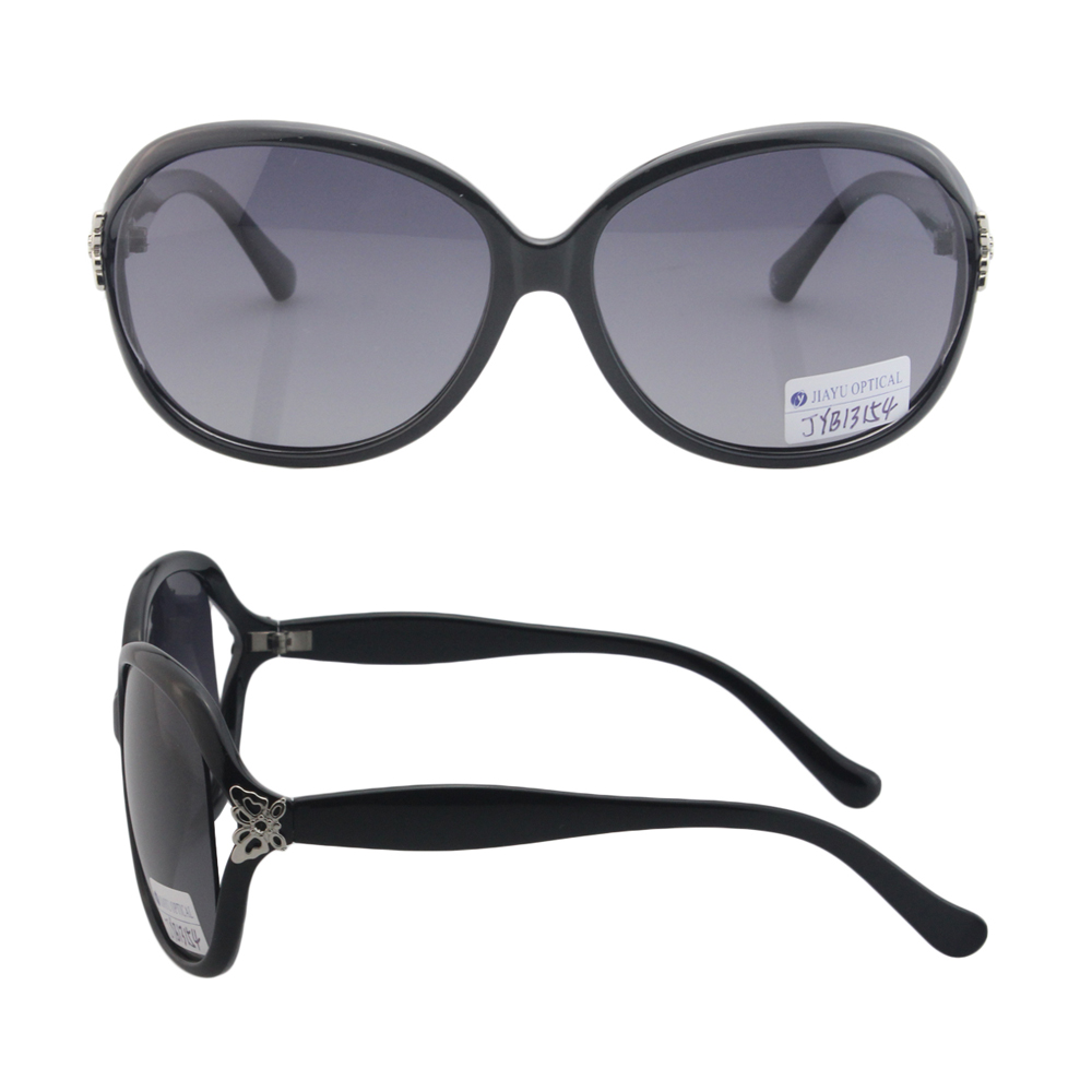 Special Design Polarized Oversized LOGO Plastic Women Fashion Sunglasses