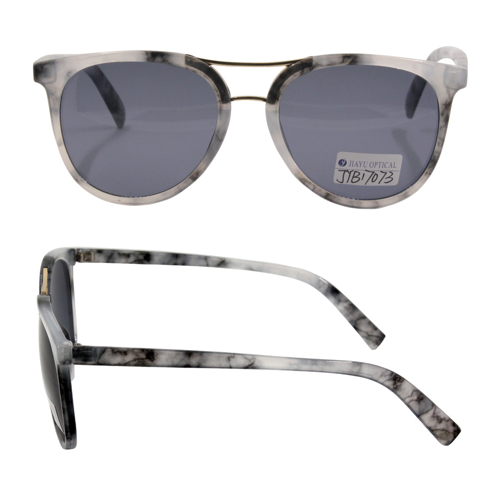 Wholesale Custom Designer Retro Polarized Double Bridge CE UV400 Sunglasses Men
