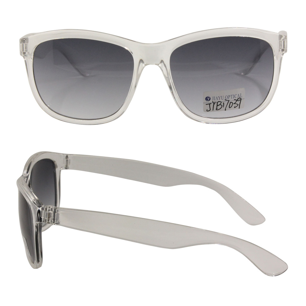 Wholesale Custom Fashion Polarized White CE UV400 Plastic Sunglasses