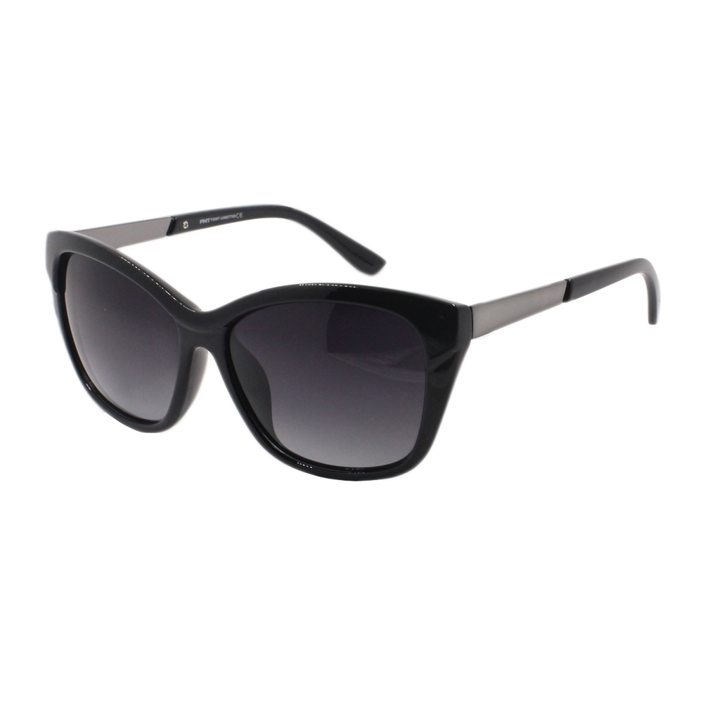 Wholesale Fashion Custom Logo Polarized Plastic Outdoor Cat Eye Sunglasses