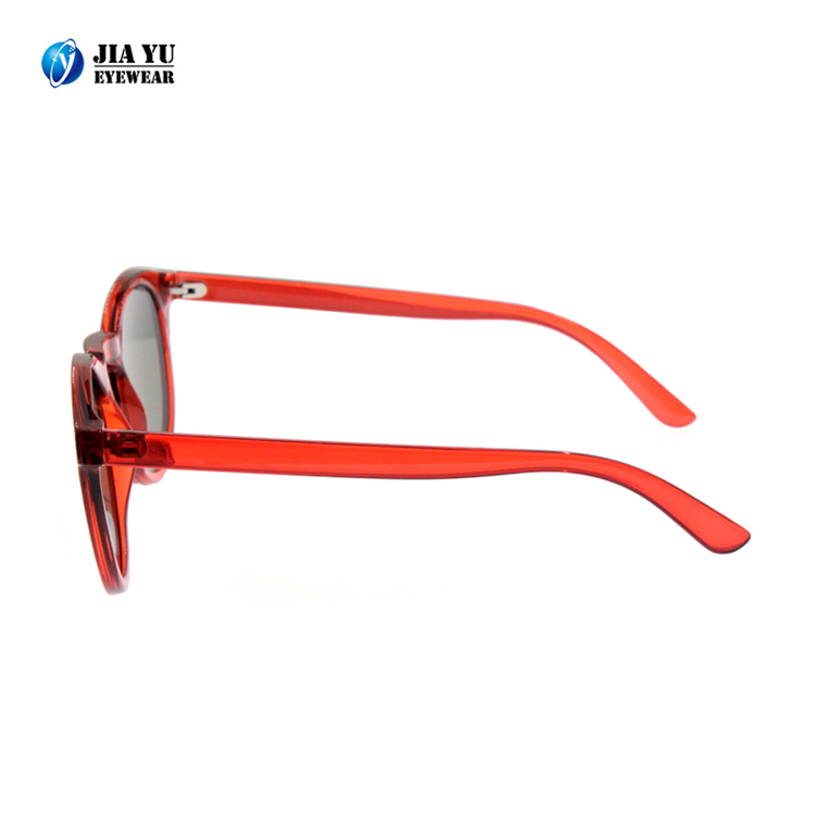 Wholesale Fashion Vintage Women Blue Mirror Round Shape Sunglasses