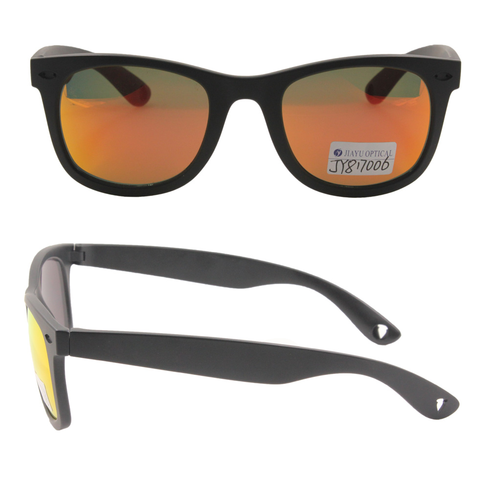 Wholesale Name Brand Mirror Lens Fashion Black with UV400 for Men Sunglasses