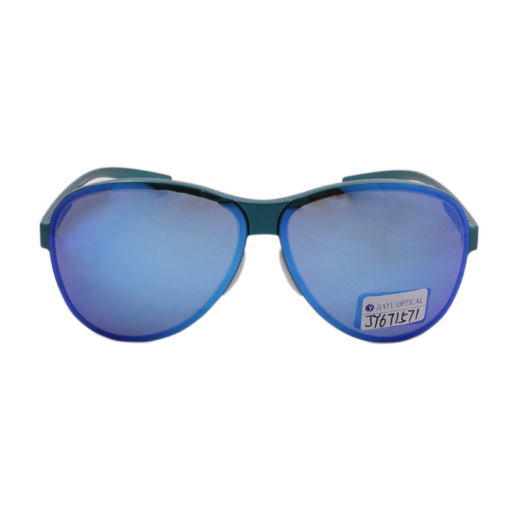 Wholesale UV400 Protection Blue Mirror Coating Pilot Mens Sunglasses Polarized