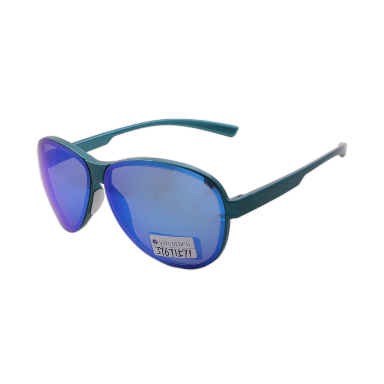 Wholesale UV400 Protection Blue Mirror Coating Pilot Mens Sunglasses Polarized