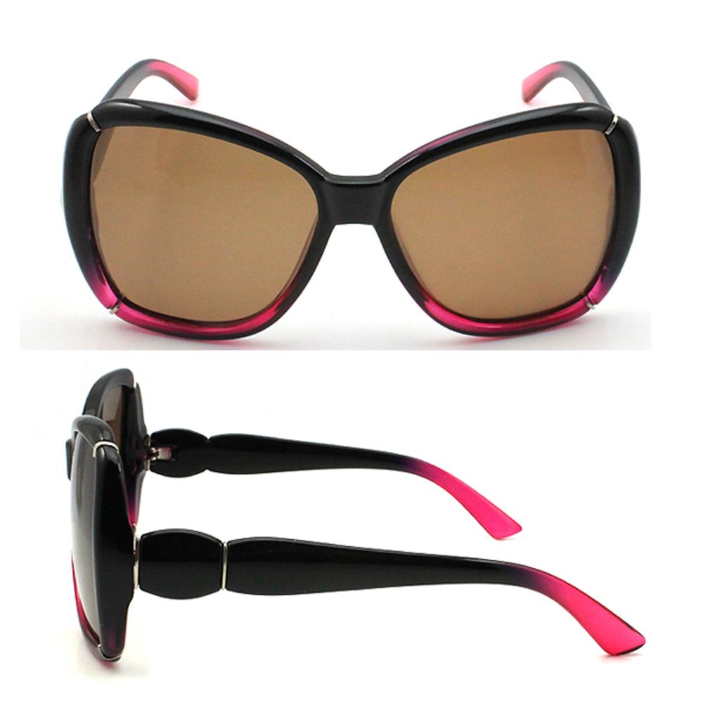 Xiamen Manufacture Fashion Polarized  Designer Oversized Women Plastic Sunglasses