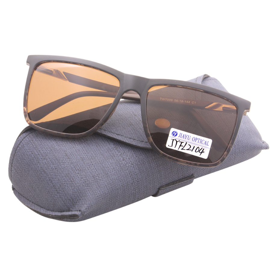 Amber Metal Decoration Fashion Eyewear for Travel Sunglasses