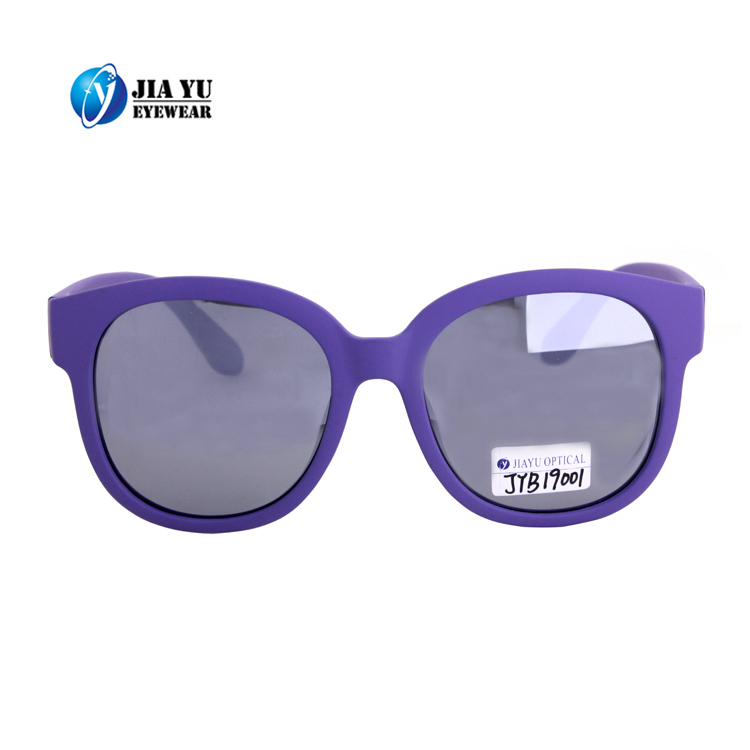 Fashion Custom Logo Round Mirror Lenses Plastic Sunglasses