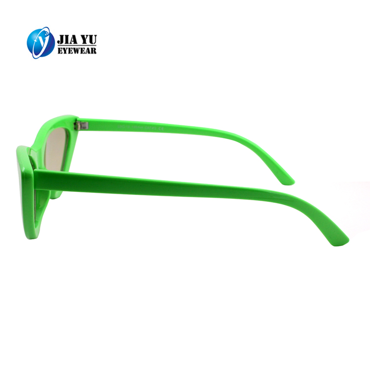Custom Womens Fashion Plastic Small Cat Eye Sunglasses