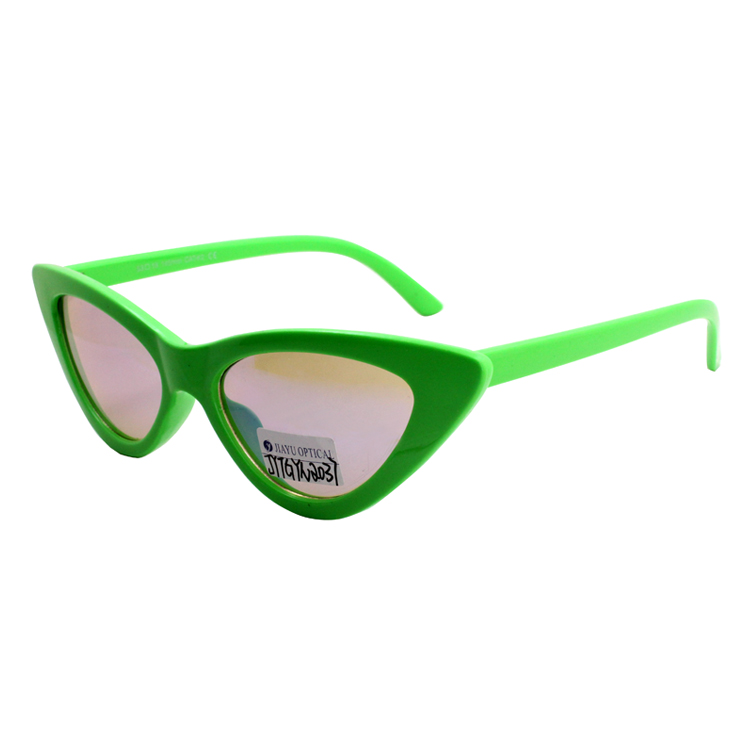 Custom Womens Fashion Plastic Small Cat Eye Sunglasses