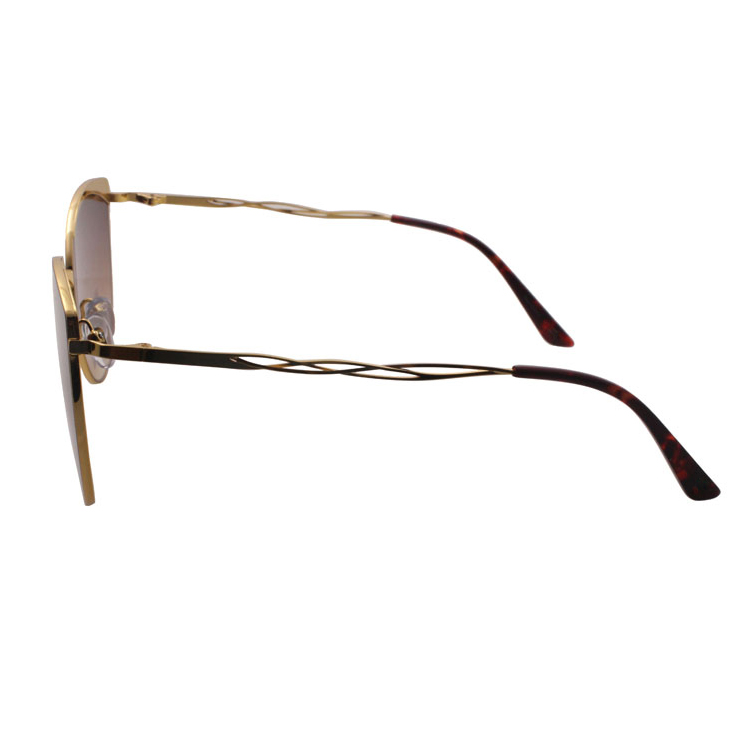 Fashion Cat Eye Metal Shades Sunglasses for Women and Girls