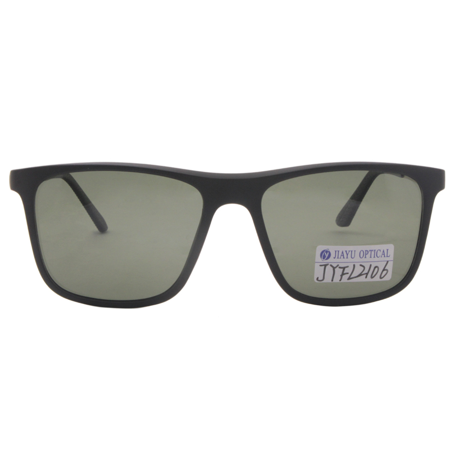 Fashion Design Men Oversized Black Sunglasses Polarized