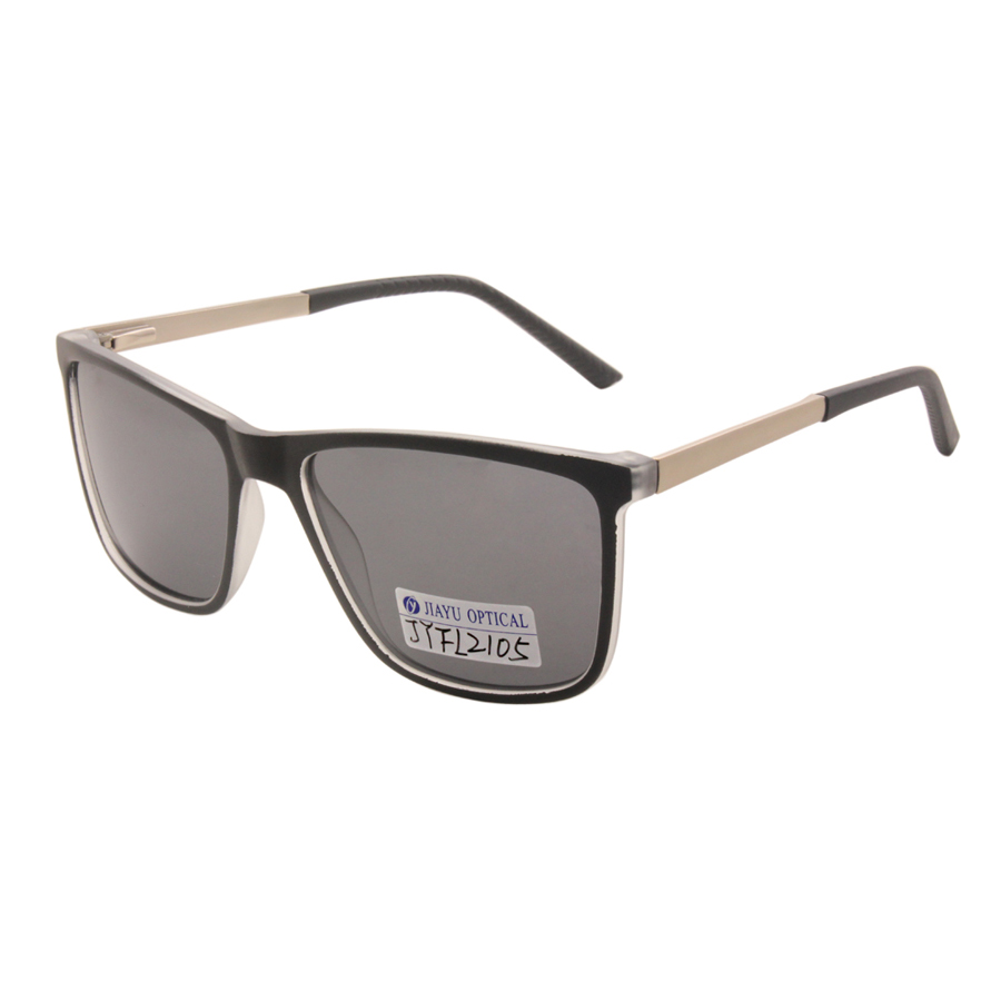 Fashion Frame with Metal Spring Hinges Polarized Sunglasses