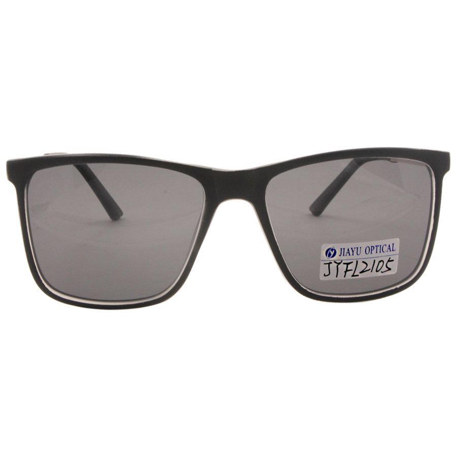 Fashion Frame with Metal Spring Hinges Polarized Sunglasses