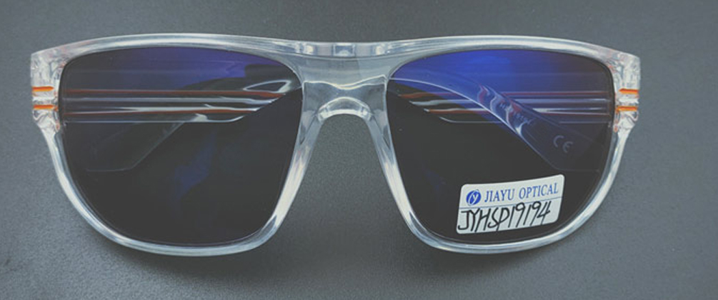 Fashion UV400 Polarized Transparent Frame Clear Sunglasses