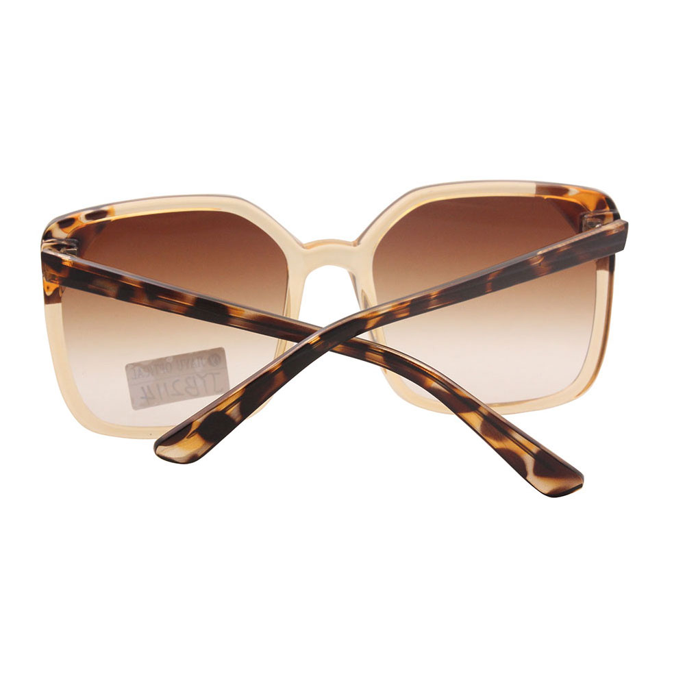 Latest Fashion Oversized Square Tea Progressive Sunglasses