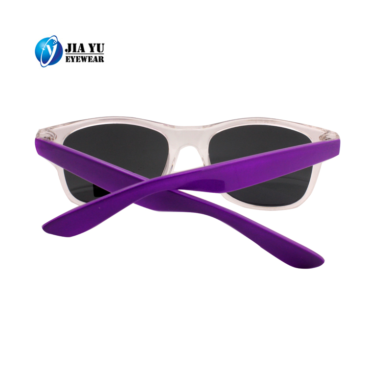 Custom Promotional Wayfarer Sunglasses for Women, PC Frame, Smoke Lenses