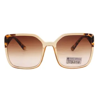 Latest Fashion Oversized Square Tea Progressive Sunglasses
