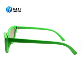Custom Womens Fashion Plastic Small Cat Eye Sunglasses