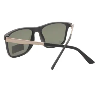 Fashion Design Men Oversized Black Sunglasses Polarized