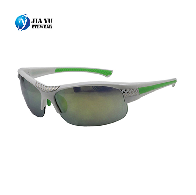 Custom Fashion Mirrored Lenses  Anti UVA and Anti UVB  Handball  Bicycle Sunglasses Sports