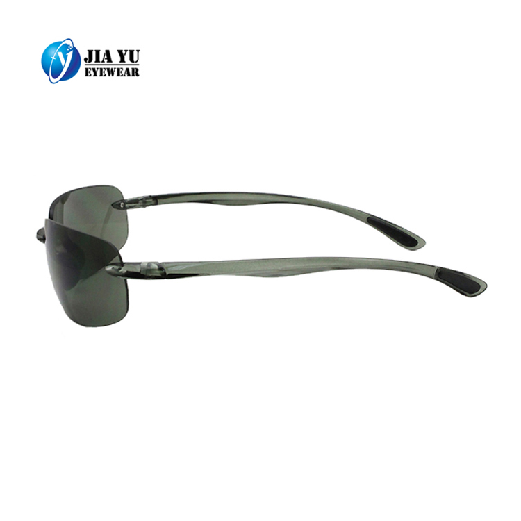 Custom Logo Cat 3 CE UV400 TR90 Frameless Sports Sunglasses