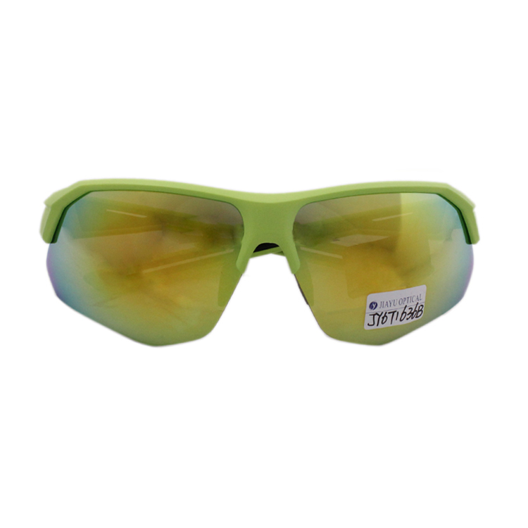 Custom Logo Half Frame Gold Mirror Coating Water Sports Sunglasses