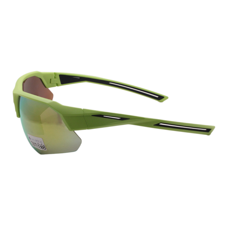 Custom Logo Half Frame Gold Mirror Coating Water Sports Sunglasses
