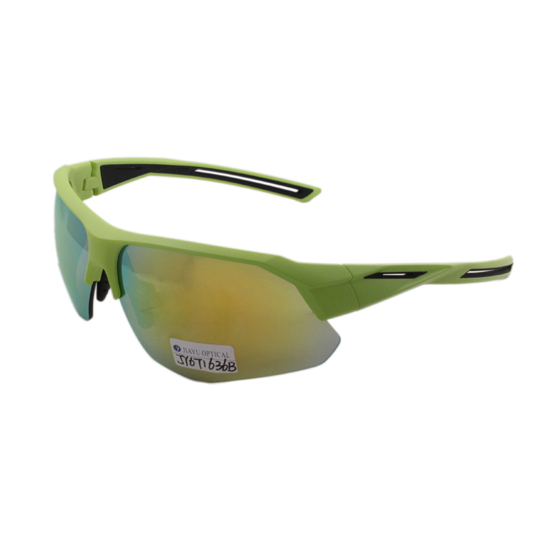 Custom Logo Half Frame Gold Mirror Coating Water Sports Sunglasses