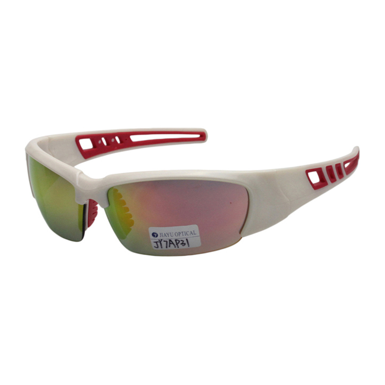 Custom Outdo Polorized  Fashion Double Injecion Arms Mirror Sports Sunglasses