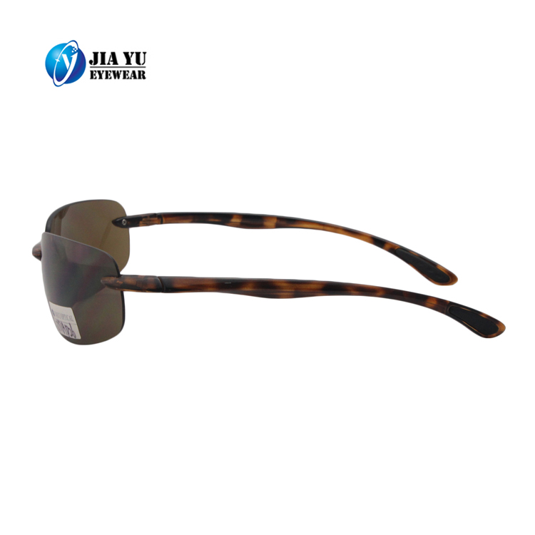 Fashion High Quality Polarised  Retro Mens Outdo Rimless Sports Sunglasses