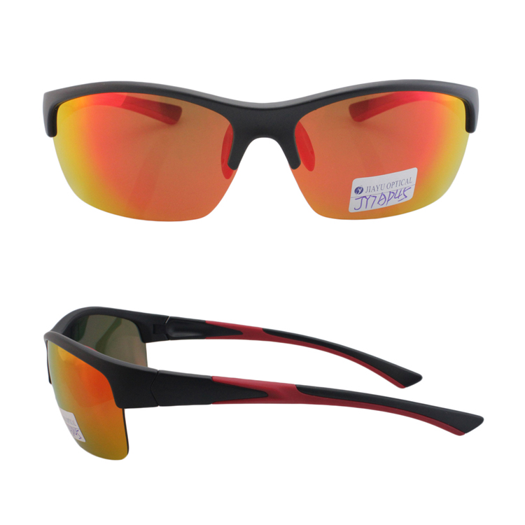 Good Quality Orange Red Interchangeable Mirror Lenses Outdoor Sport Driving Sunglasses