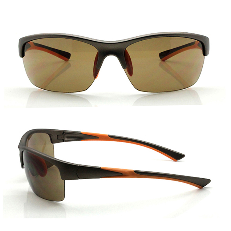 Good Quality Orange Red Interchangeable Mirror Lenses Outdoor Sport Driving Sunglasses