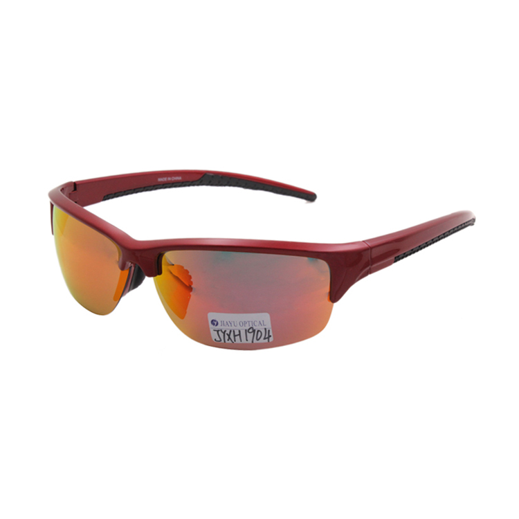 High Quality  Fashion Custom Polarized Unisex Mirror Sports Sunglasses