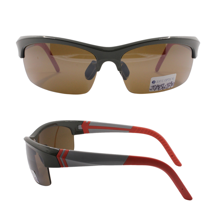 High Quality Custom Logo Outdo Bicycle CE UV400 Half Frame Sunglasses
