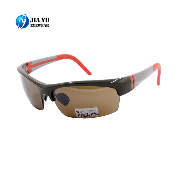 High Quality Custom Logo Outdo Bicycle CE UV400 Half Frame Sunglasses