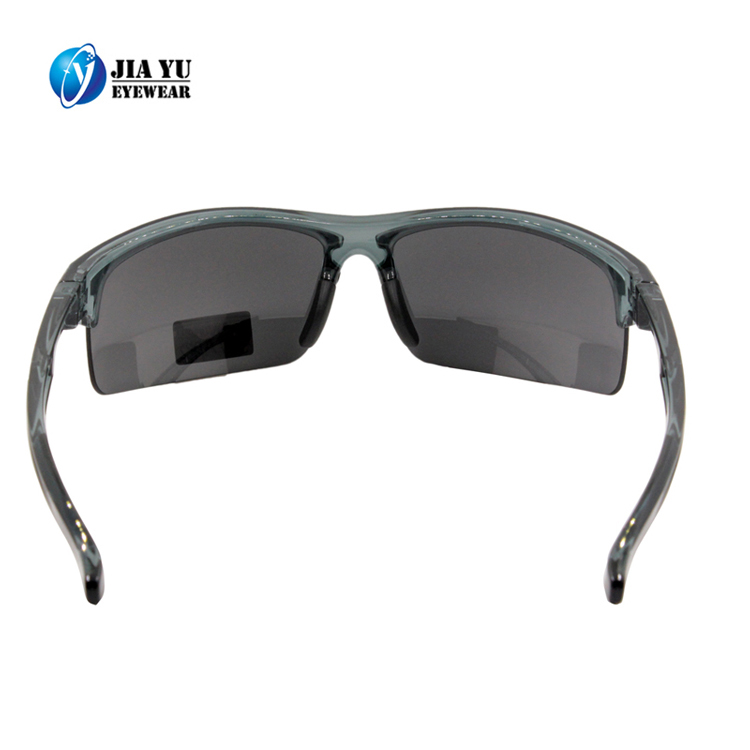 High Quality Cycling Outdo Transparent Frame Clear Sports Sunglasses