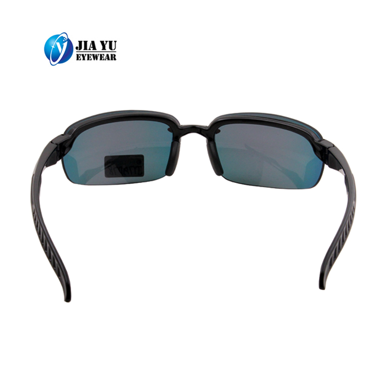 Hot Selling CE FDA Rimless Frame Plastic Mirrored Sport Sunglass