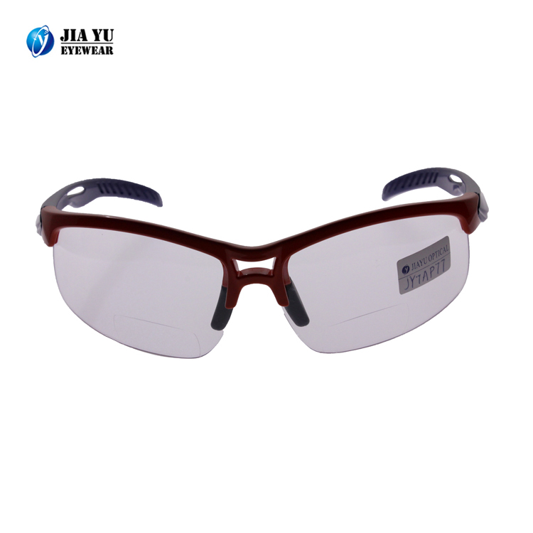 Plastic Sports Eye Protective Security Sunglasses Safety Bifocal Reading Glasses Eyeglasses