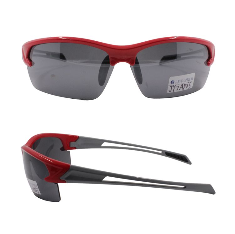UV400 Protection Lens interchangeable TR90 Plastic Semi-rim Sports Eyewear